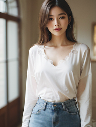 咖啡色的连衣裙